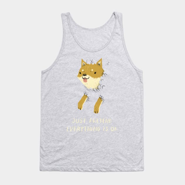 bush shiba Tank Top by Louisros